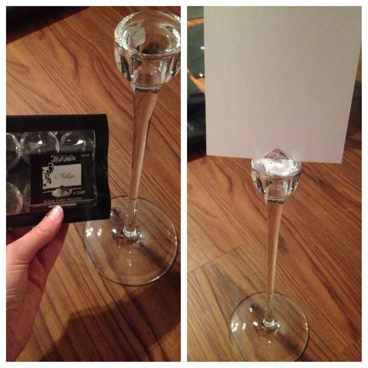 Table number holders