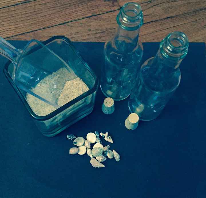 DIY message in a bottle invitations.