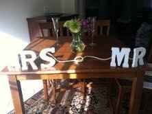 I'll be a little WIFE in 10 days! I've been busy.