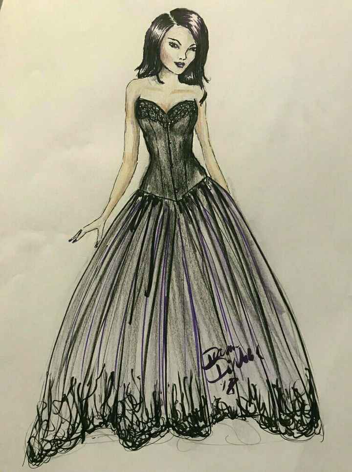 Colored Wedding  Dresses - show me your dresses! - 1