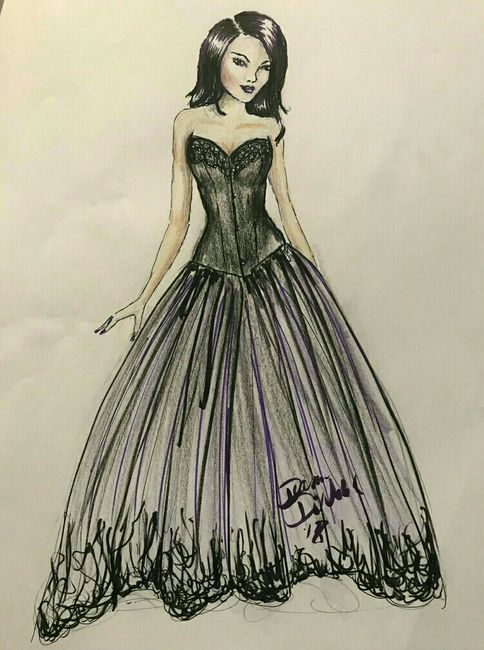 Colored Wedding  Dresses - show me your dresses! - 1
