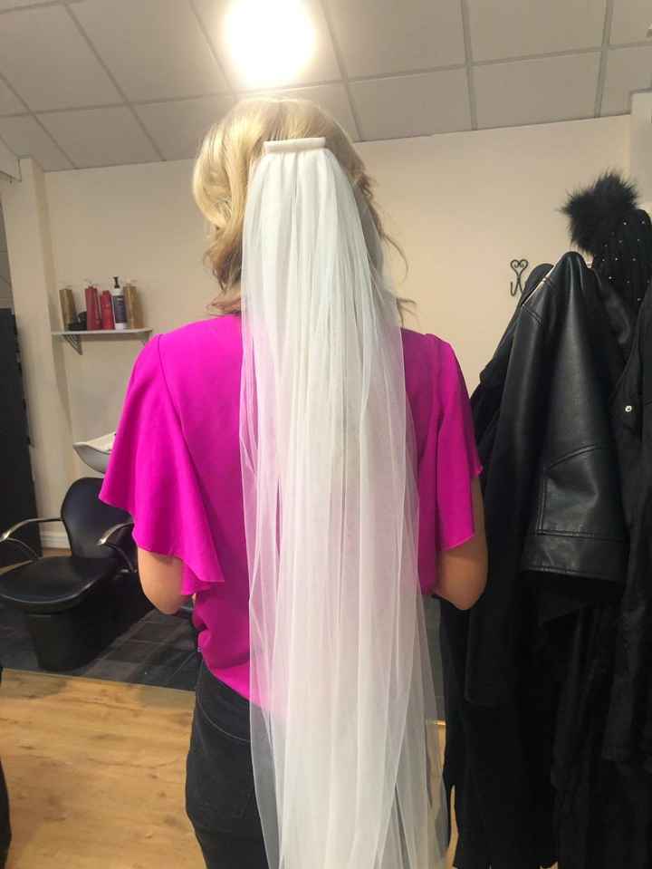 Back view with veil