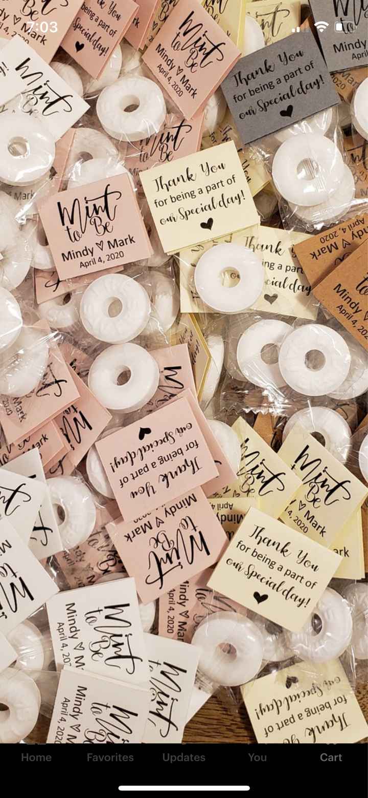 2022 Brides what is your thought on Favors? - 1