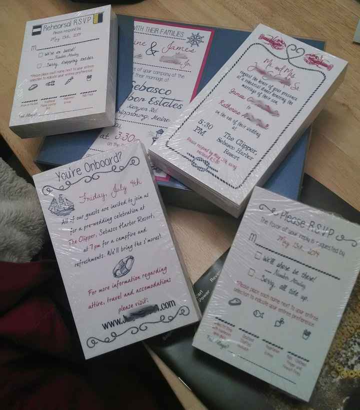 DIY Invites - So excited.