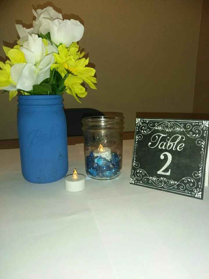 Diy centerpieces.  Need opinions.