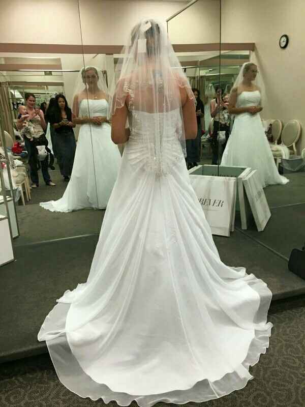 Final dress fitting today! Only slight drama.