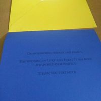 Update: Lessons in unplanning a wedding.