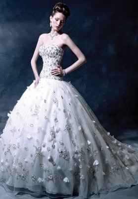 Bling-ed out wedding gowns!!!!