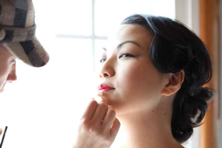 Photos of you getting ready?