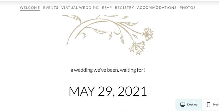 Editing Wedding Wire Website 1
