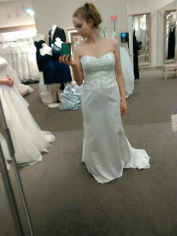 Second thoughts about the wedding dress i bought
