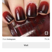 How should i do my nails for the wedding? i have my heart set on something dark and moody. - 1