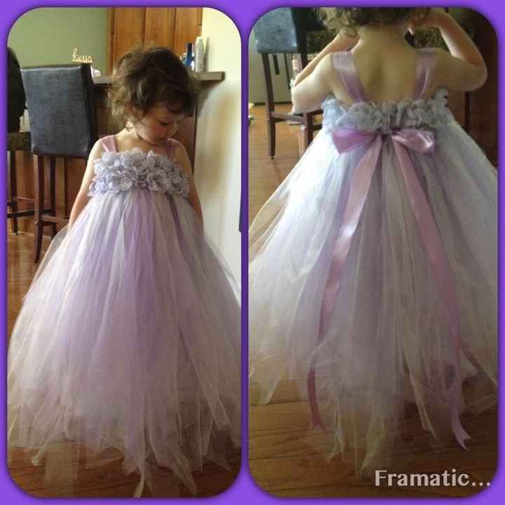 Flower girl dresses officially done!!!!