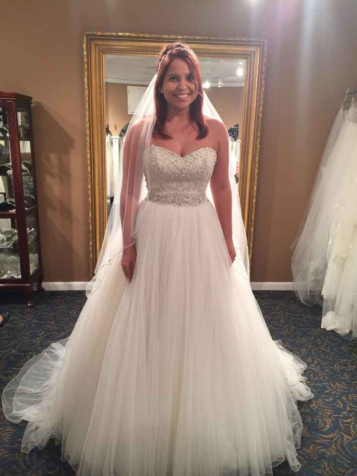 I SAID YES TO THE DRESS TODAY!!!!