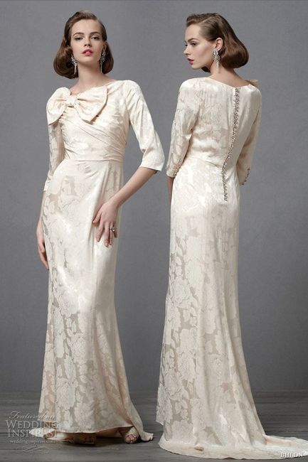 Here's my dress - now for the bouquet?