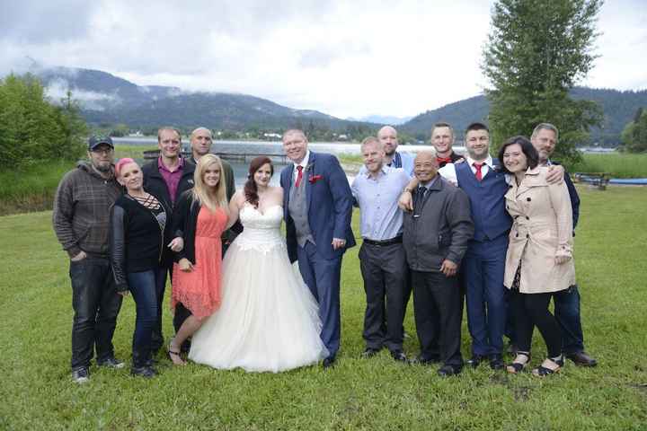 Our amazing friends in a great location