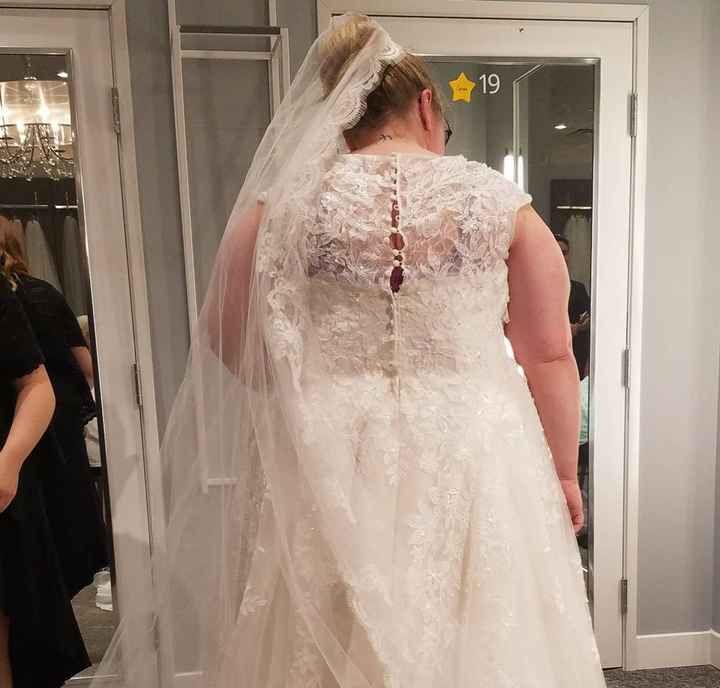  Lace dress brides! Can i see you veil?!?! - 1