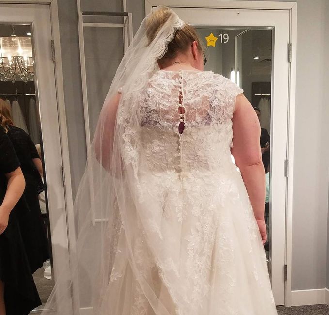  Lace dress brides! Can i see you veil?!?! - 1