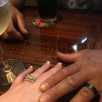 i got my wedding band! Show me your beautiful rings! - 1