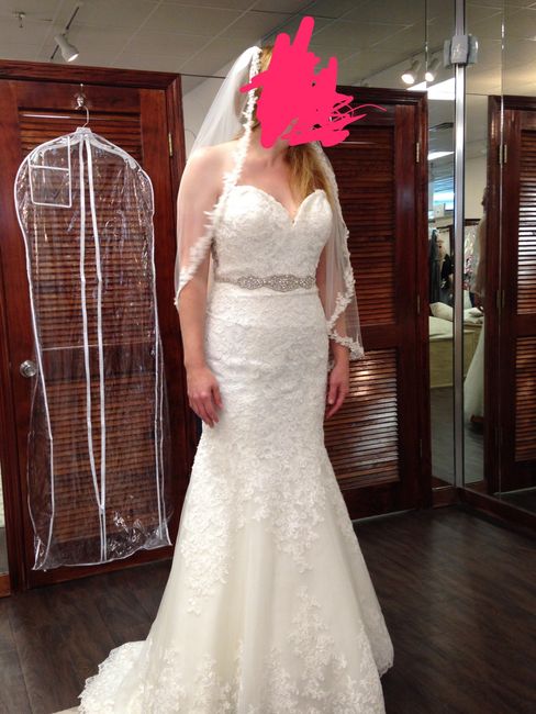 Let's show off our dresses.