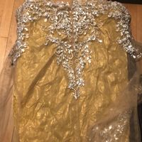 Back of the bejeweled bodysuit