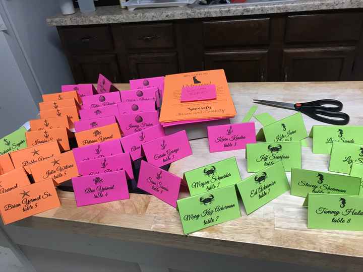 Place cards? Needed or Unnecessary for a small wedding of 35-40 people? - 1