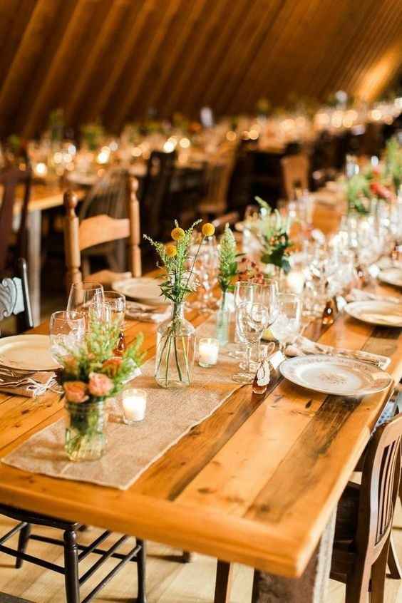 Rustic centerpiece