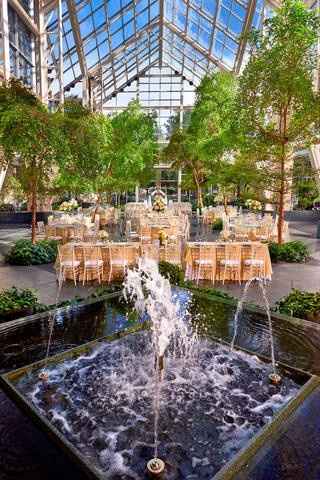 Centerpieces and TALL ceilings!!