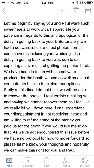 Photo Booth photos - gone
