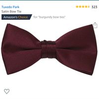 Burgundy Bowtie: Where to find??? - 1