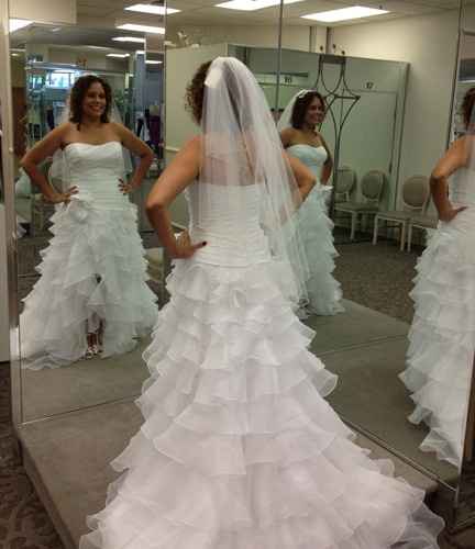 Show me your Davids Bridal dresses:)