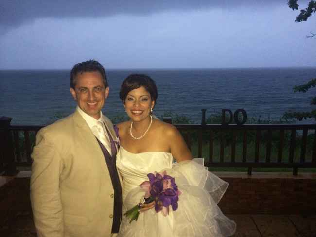 Married during a tropical storm & BAM (non-pro pics)