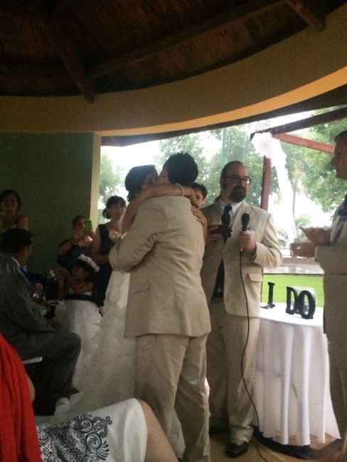 Married during a tropical storm & BAM (non-pro pics)