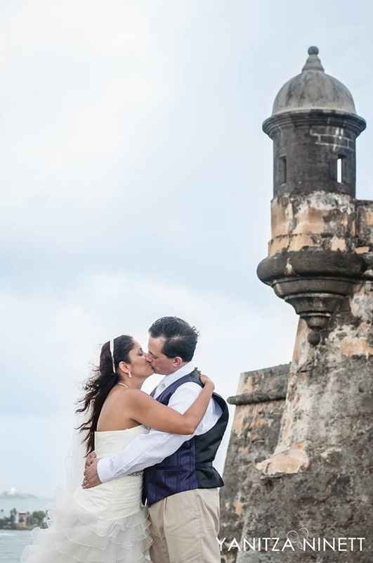Married during a tropical storm & BAM (non-pro pics)