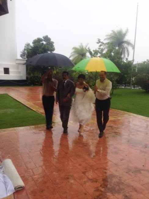 Does a thunderstorm always ruin a wedding?  Anyone who had thunder on their wedding- please respond!