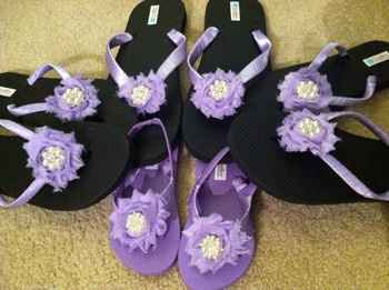 Just wanted to share my bridal party flip flops, love them!