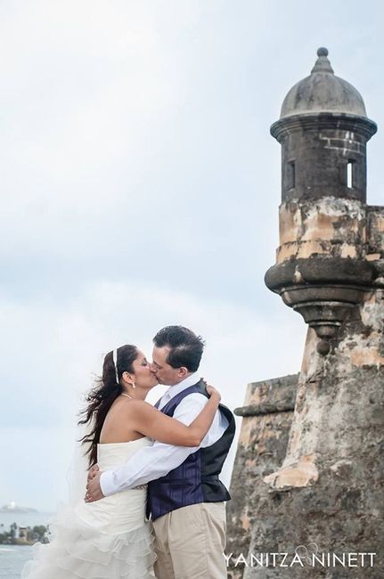 Married during a tropical storm & BAM (non-pro pics)
