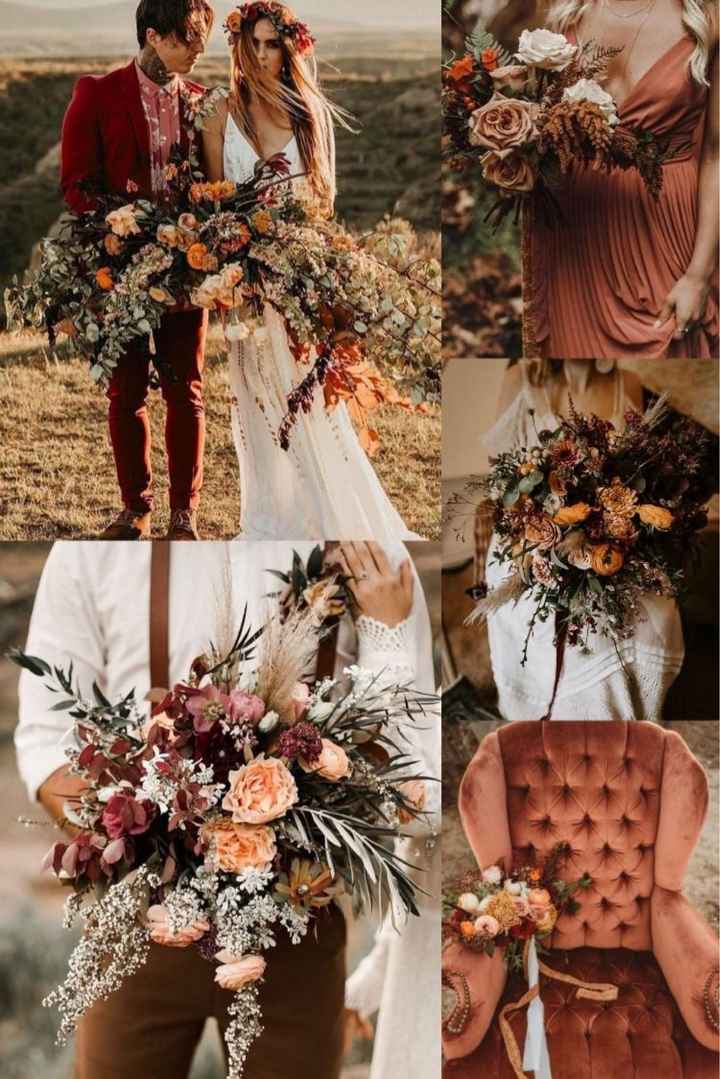 Undecided between colors for boho beach wedding fall - 2