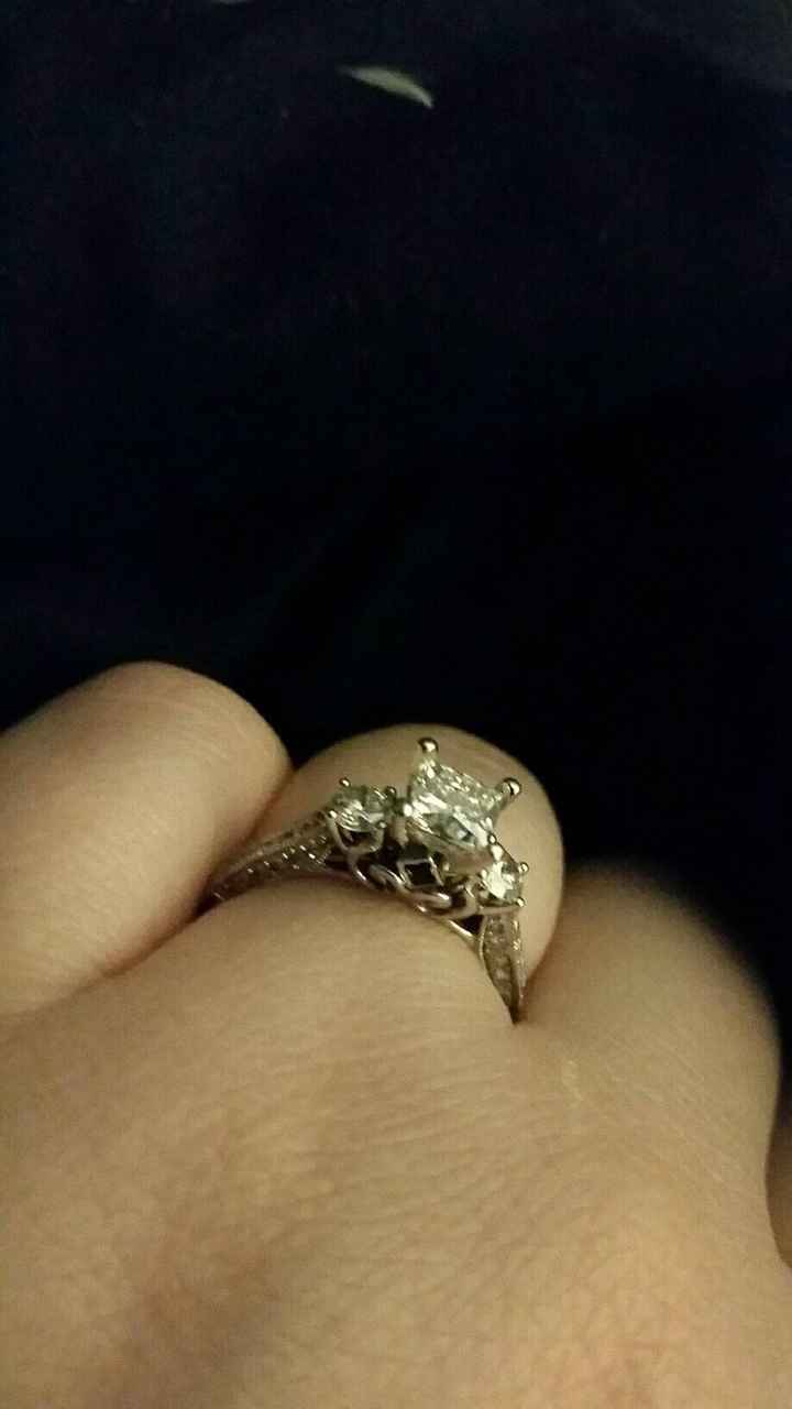 Lets see those beautiful engagement rings