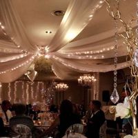 Ceiling draping with lights??