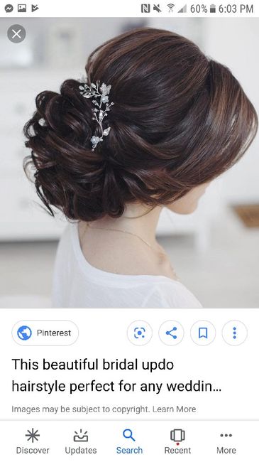 How should i wear my hair with this dress? - 1