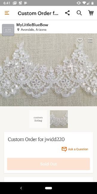 Ordered my veil - 1
