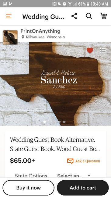 Alternative guest book ideas - 1
