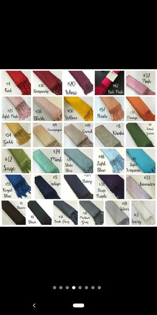 Pashmina Scarf Color? - 3