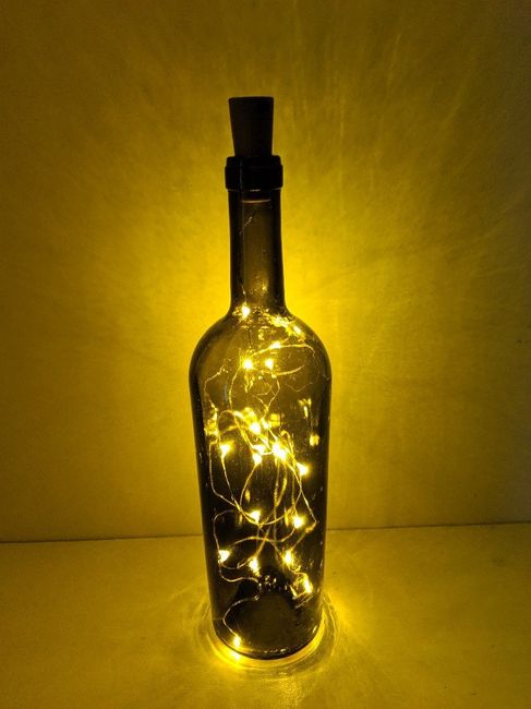 Wine Bottle Lights/labels - 2