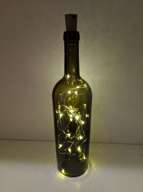 Wine Bottle Lights/labels 3