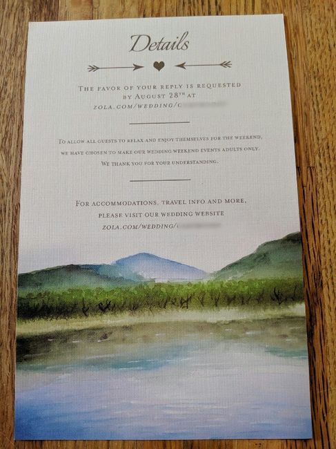 Invitations have arrived!! 2