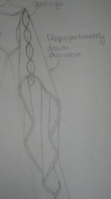 Had to give up on the dress I found, now designing my own! *pics*