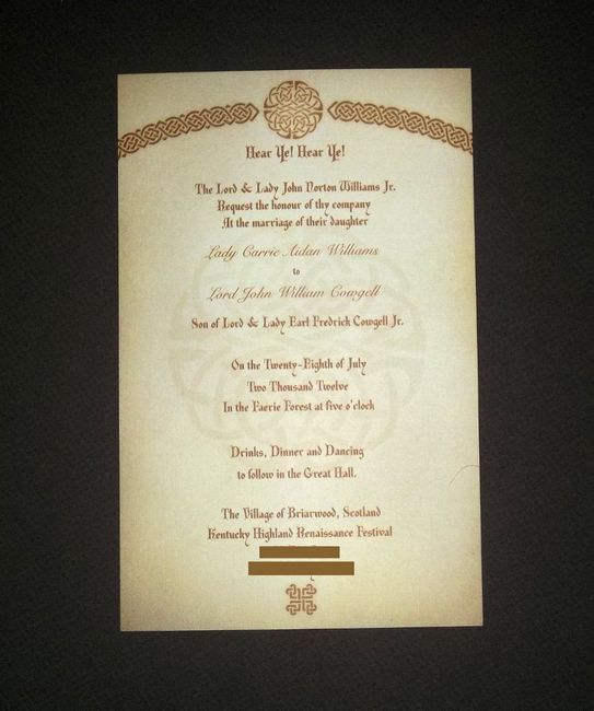 Invitation Help