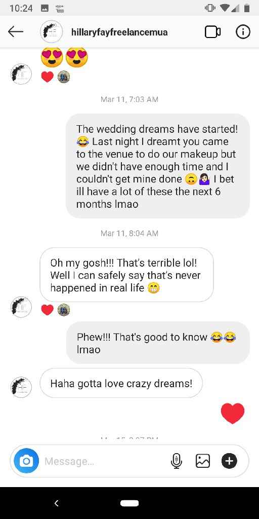 Dreams before wedding - 1